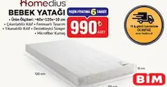 HOMEDİUS BEBEK YATAĞI